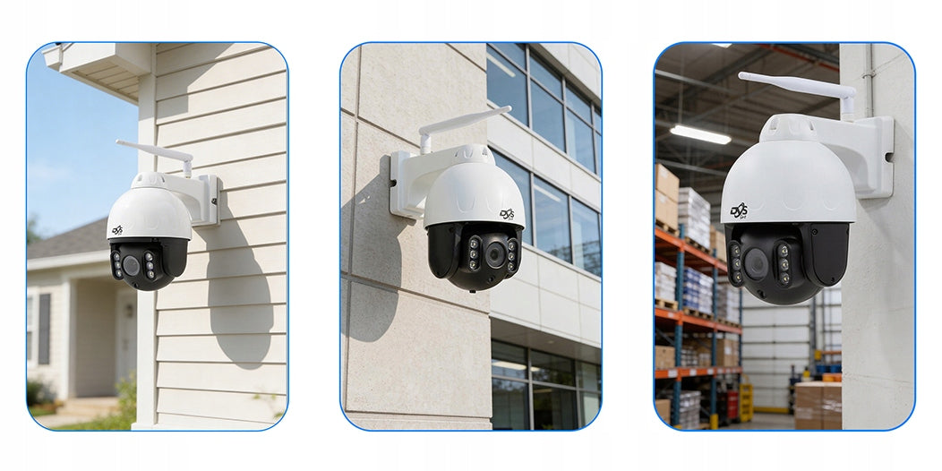 Outdoor Wireless WiFi Camera Rotating IP 5Mpx Monitoring DVS LED IR Packaging status original