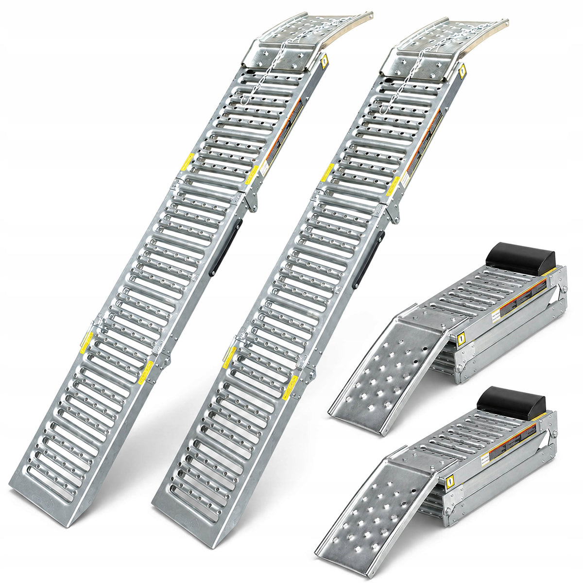 Overrun Ramps Steel Folding Overruns Loading Rails Motor Quad ATV