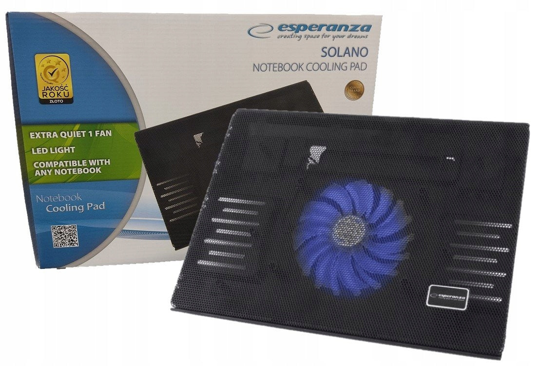 PAD COOLING STAND FOR NOTEBOOK LAPTOP FAN ESPERANZA Manufacturer code EA142