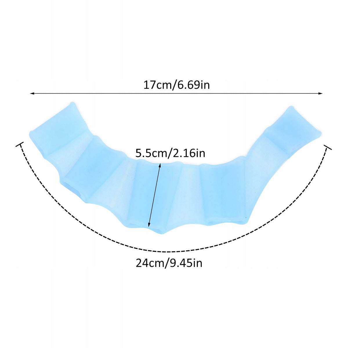 PADDLES FOR HANDS SWIM MEMBRANES SWIMMING BLUE Color blue