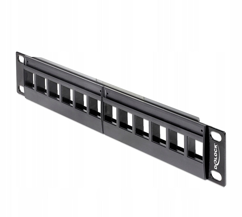 PATCH PANEL DELOCK 12 PORTS 10'' 1U