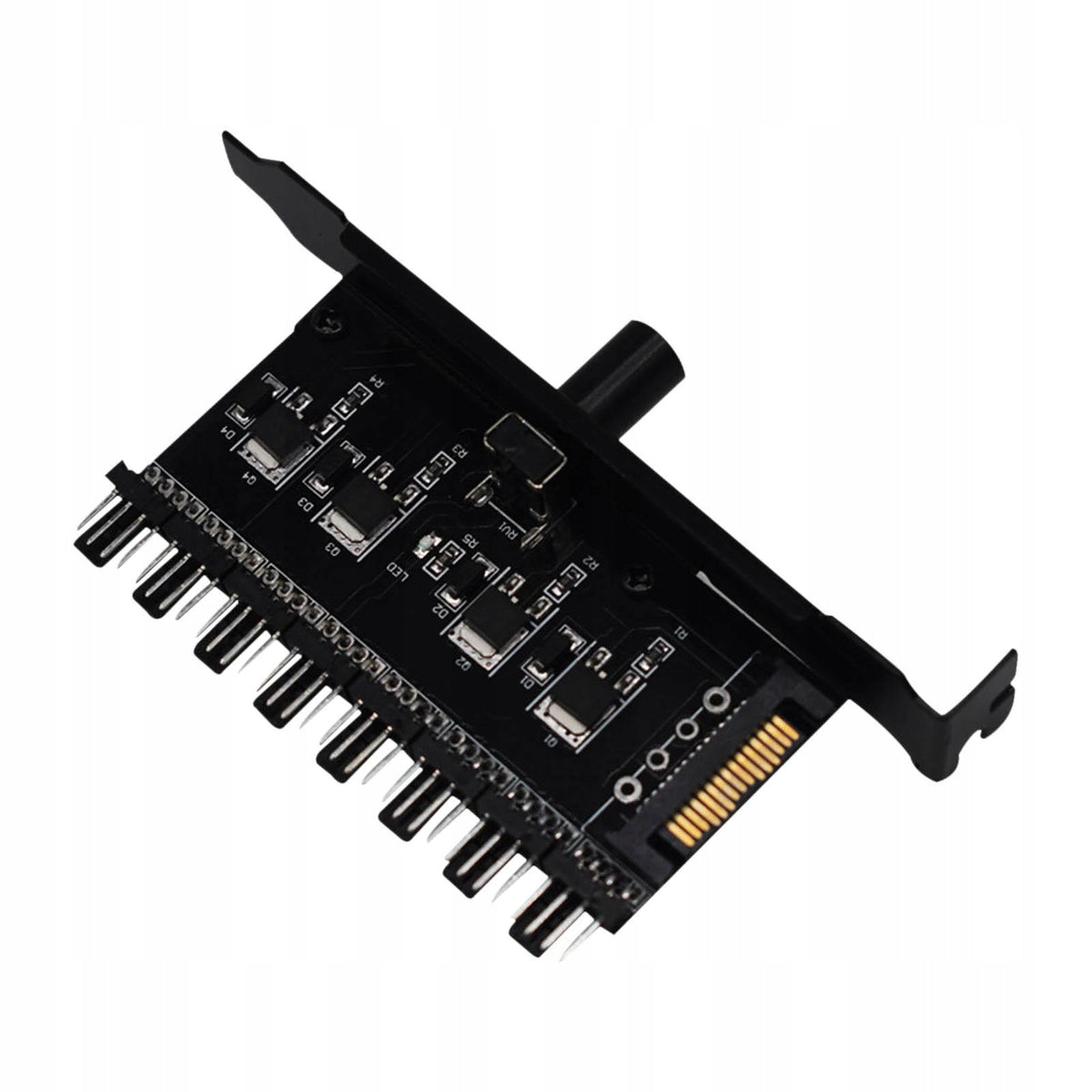 PC Fan Hub Cooling Fan Speed Controller Easy to Install for powered