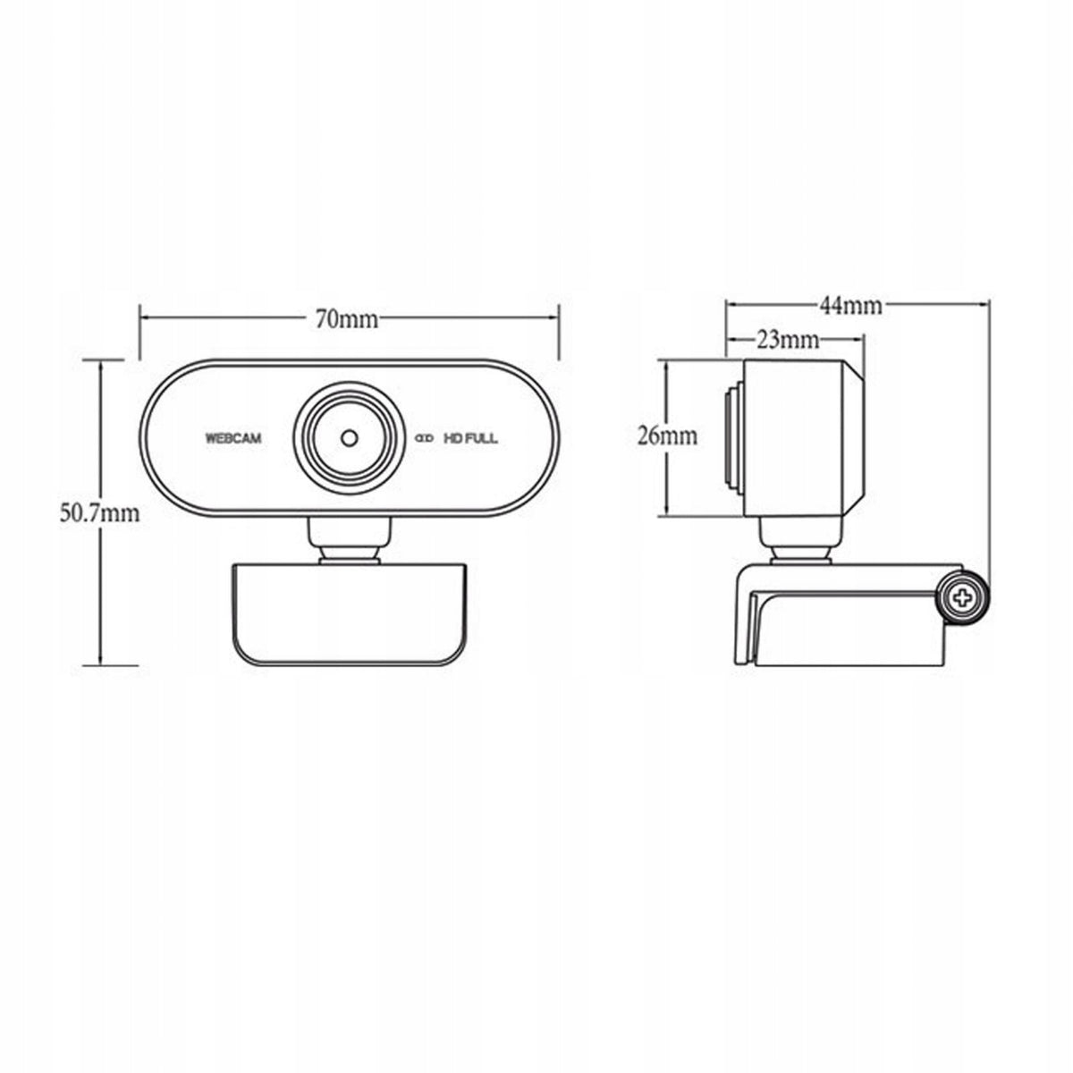 PC Webcam Accessory Plug and Play Durable Widescreen USB Computer Camera Packaging status original