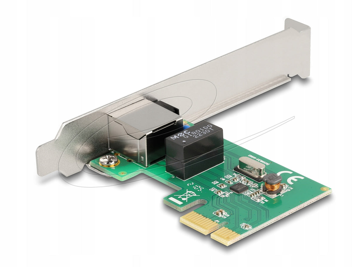 PCIe 1x RJ45 Gigabit LAN Delock 90381 card Packaging status original