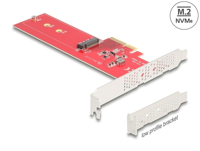 PCIe 5.0 x4 1x NVMe M.2 Key M Low Profile Delock 90889