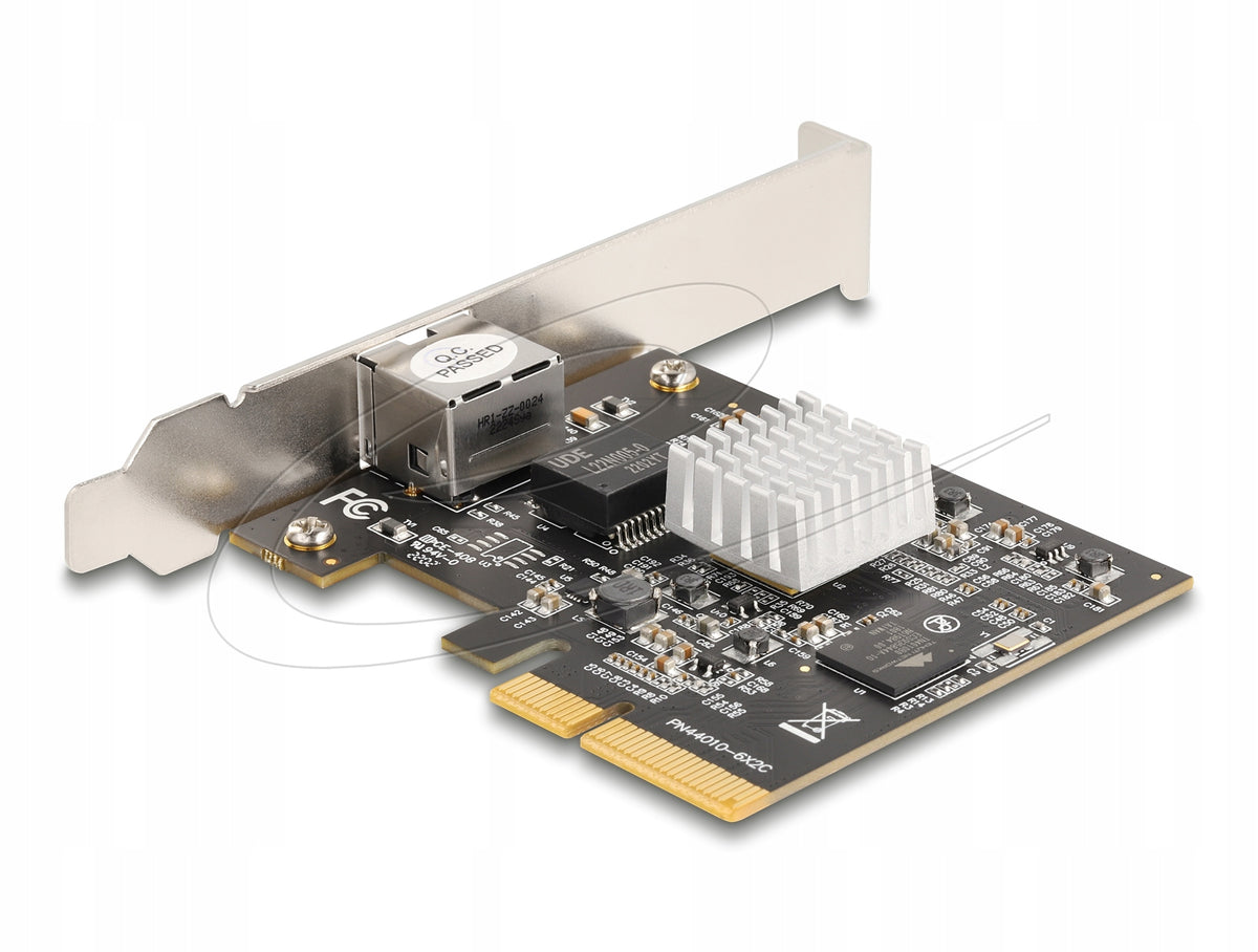 PCIe card 1x RJ45 10 Gigabit LAN NBASE-T Delock 89654 Packaging status original