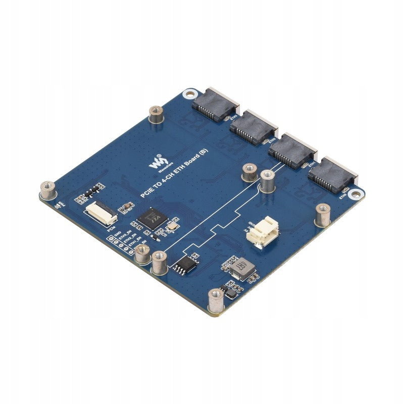 PCIe to 4-channel Gigabit Ethernet (B) for Raspberry Pi 5 Packaging status original