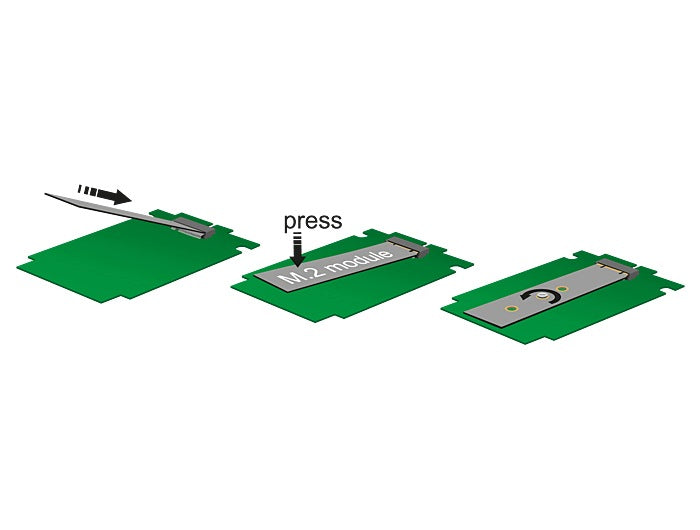 PCIe x1 2x M.2 NGFF Delock 89374 Manufacturer code 89374