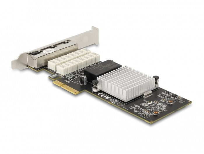 PCIe x4 4x RJ45 Gigabit LAN Bypass i350 Delock 88610 Packaging status original