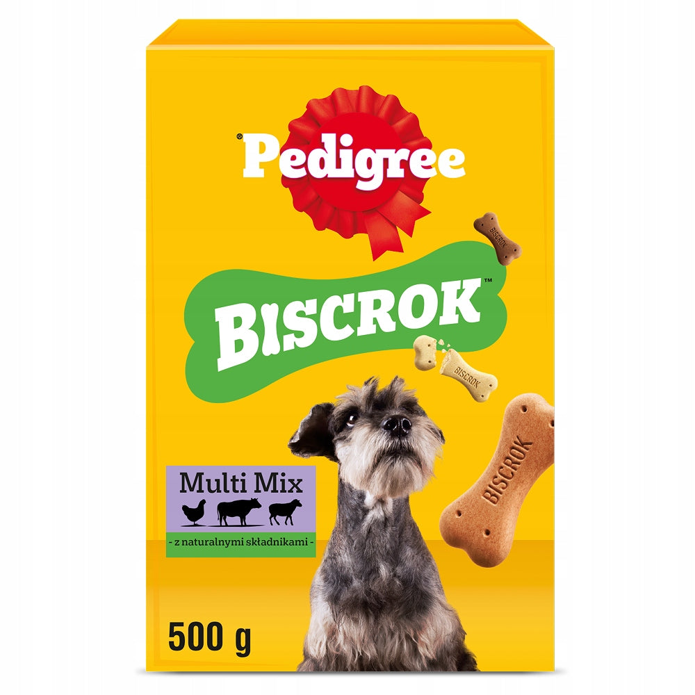 PEDIGREE BISCROK MULTI MIX - COOKIES FOR DOGS, 500G