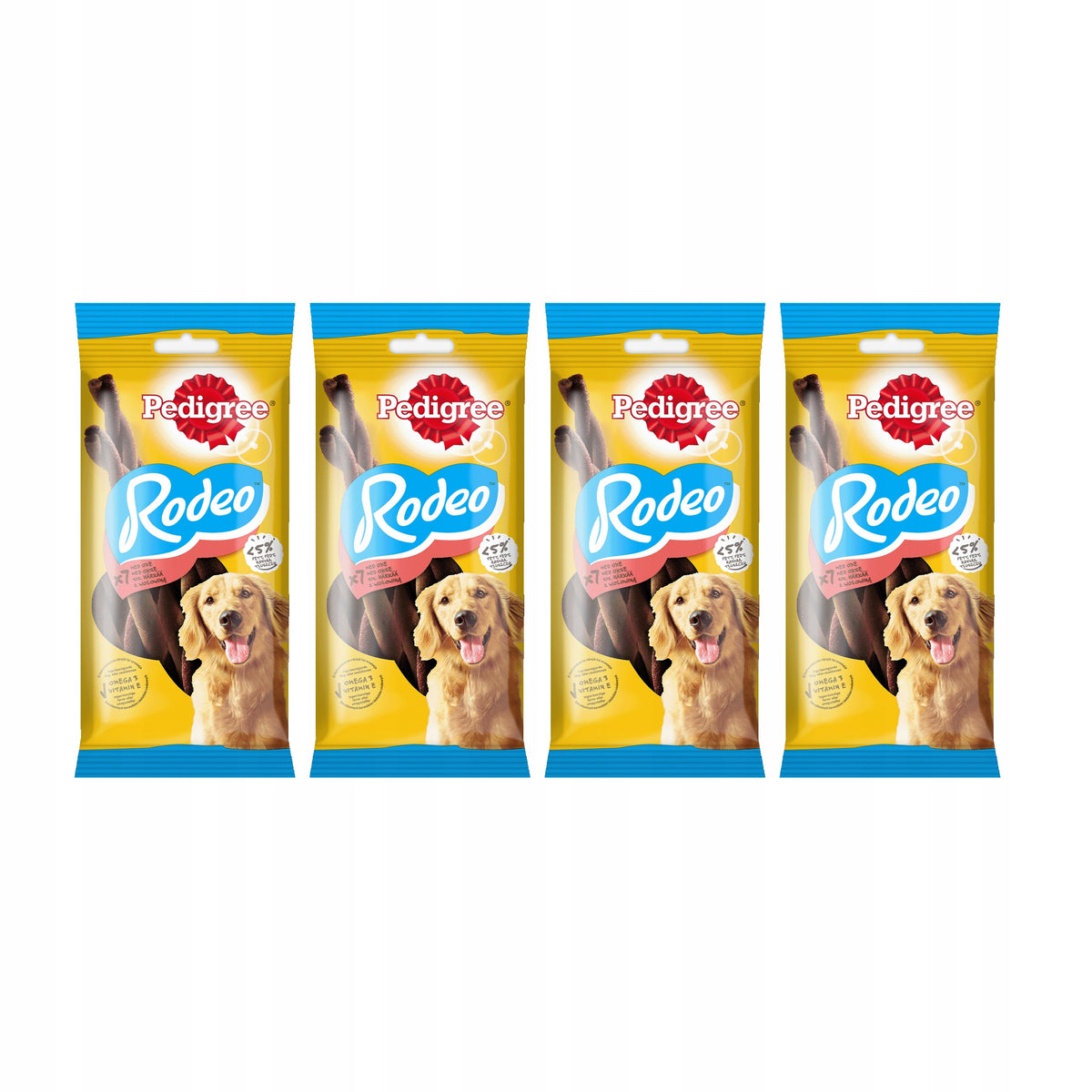 PEDIGREE Rodeo dog treats with beef 4x123 g