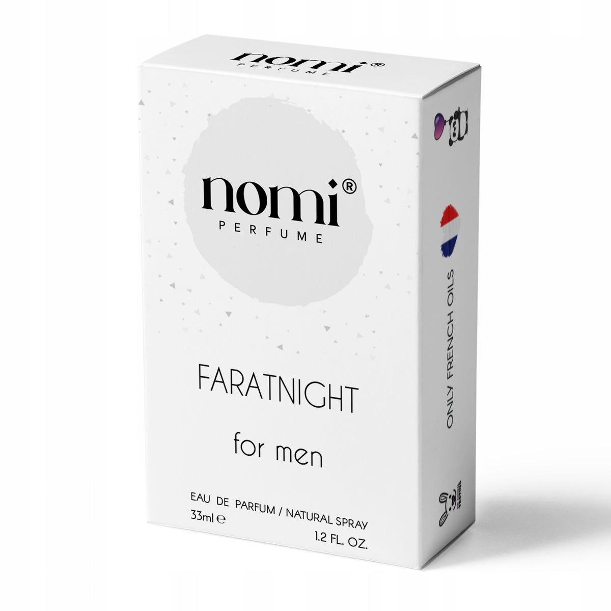 PERMANENT MEN'S PERFUME NOMI PERFUMETKI PERFUME FARATNIGHT EDP 33ml Packaging status original