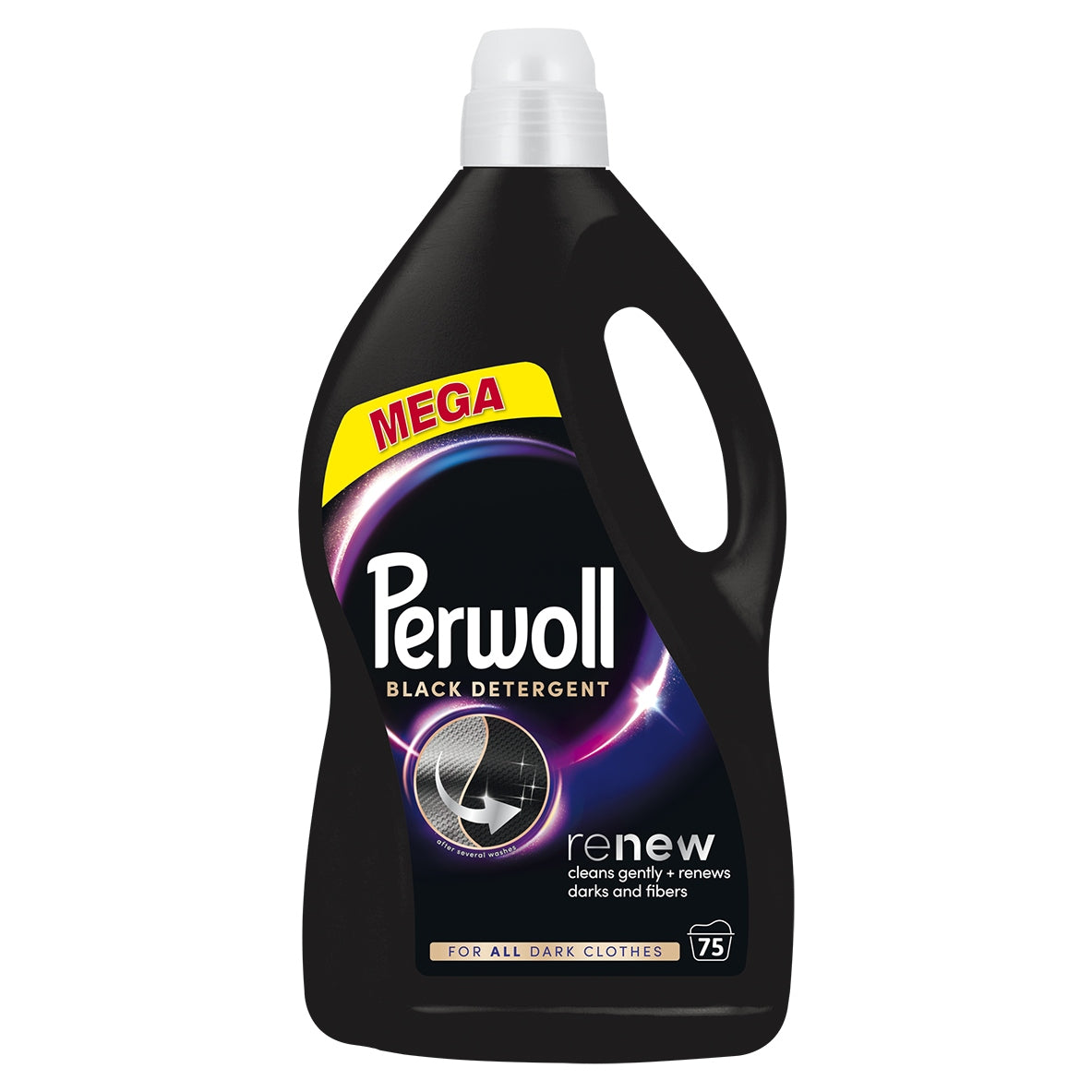 PERWOLL RENEW BLACK WASHING LIQUID BLACK DELICATE 75 WASHES 3,75 L NEW