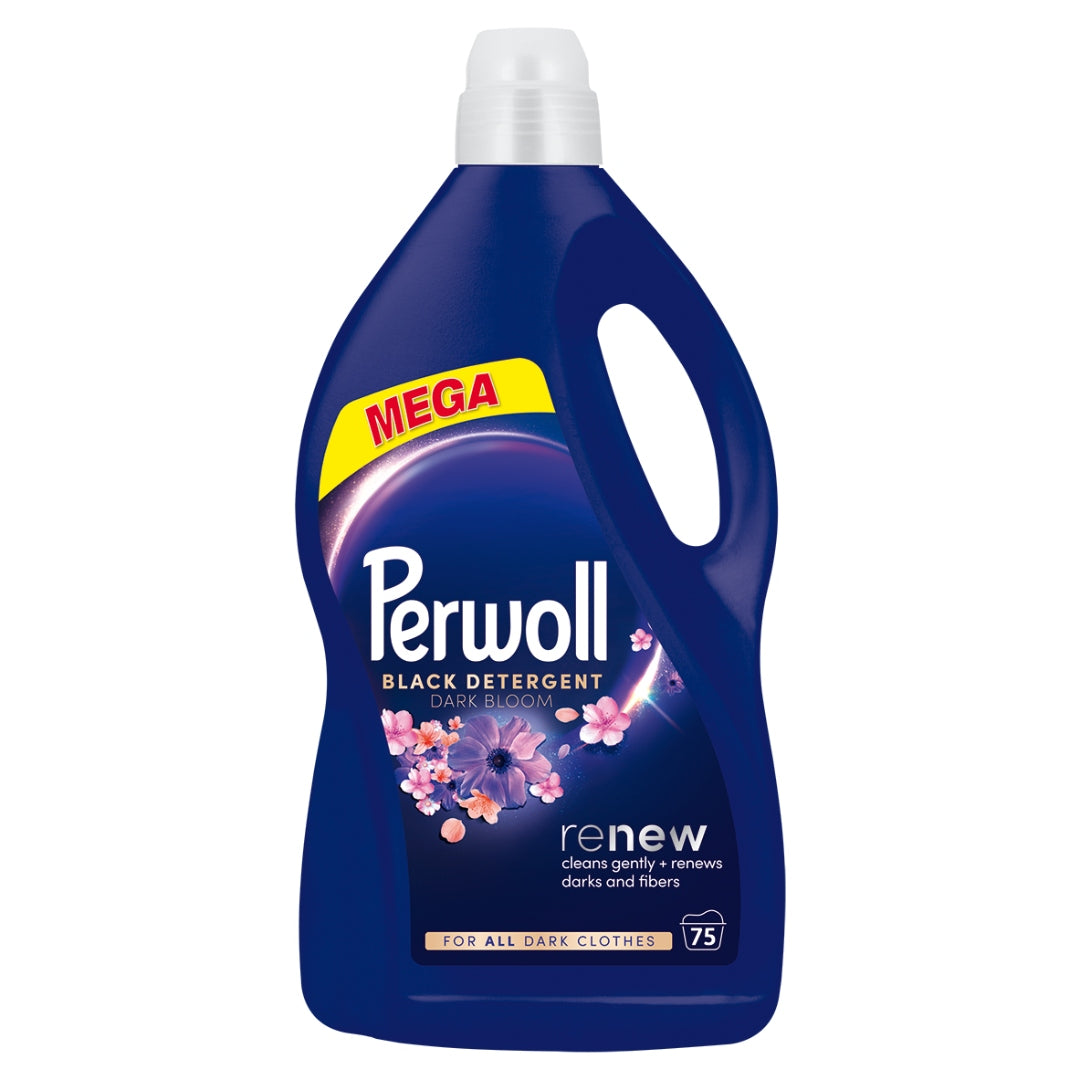 PERWOLL RENEW DARK BLOOM WASHING LIQUID FOR BLACK AND DARK FABRICS 3,75L 75pr