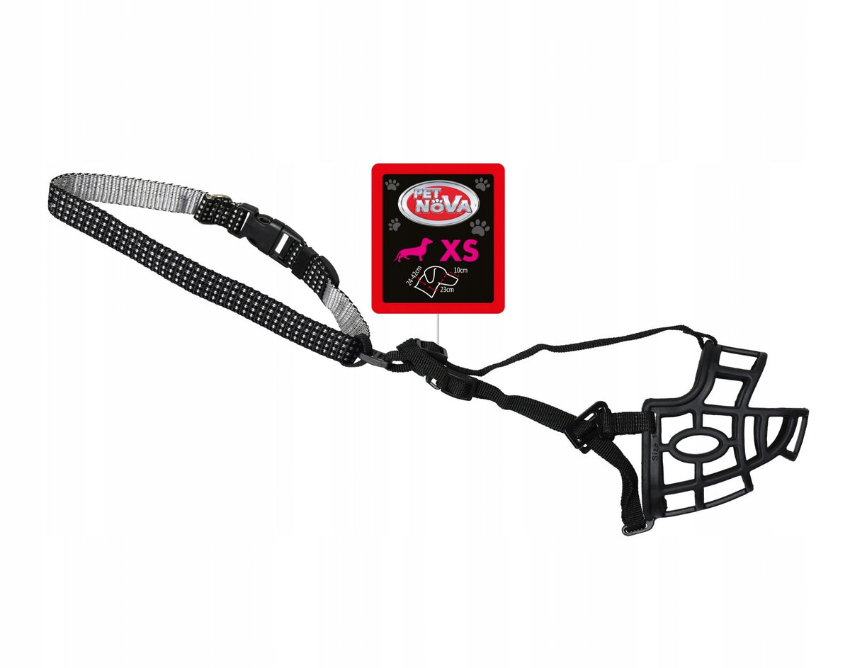PET NOVA Plastic muzzle with collar XS