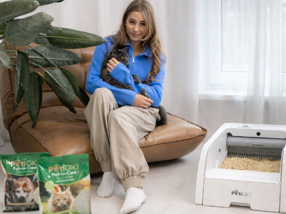 PETIGIO Tofu for Cat Clumping Natural Biodegradable 3x6l Packaging status original