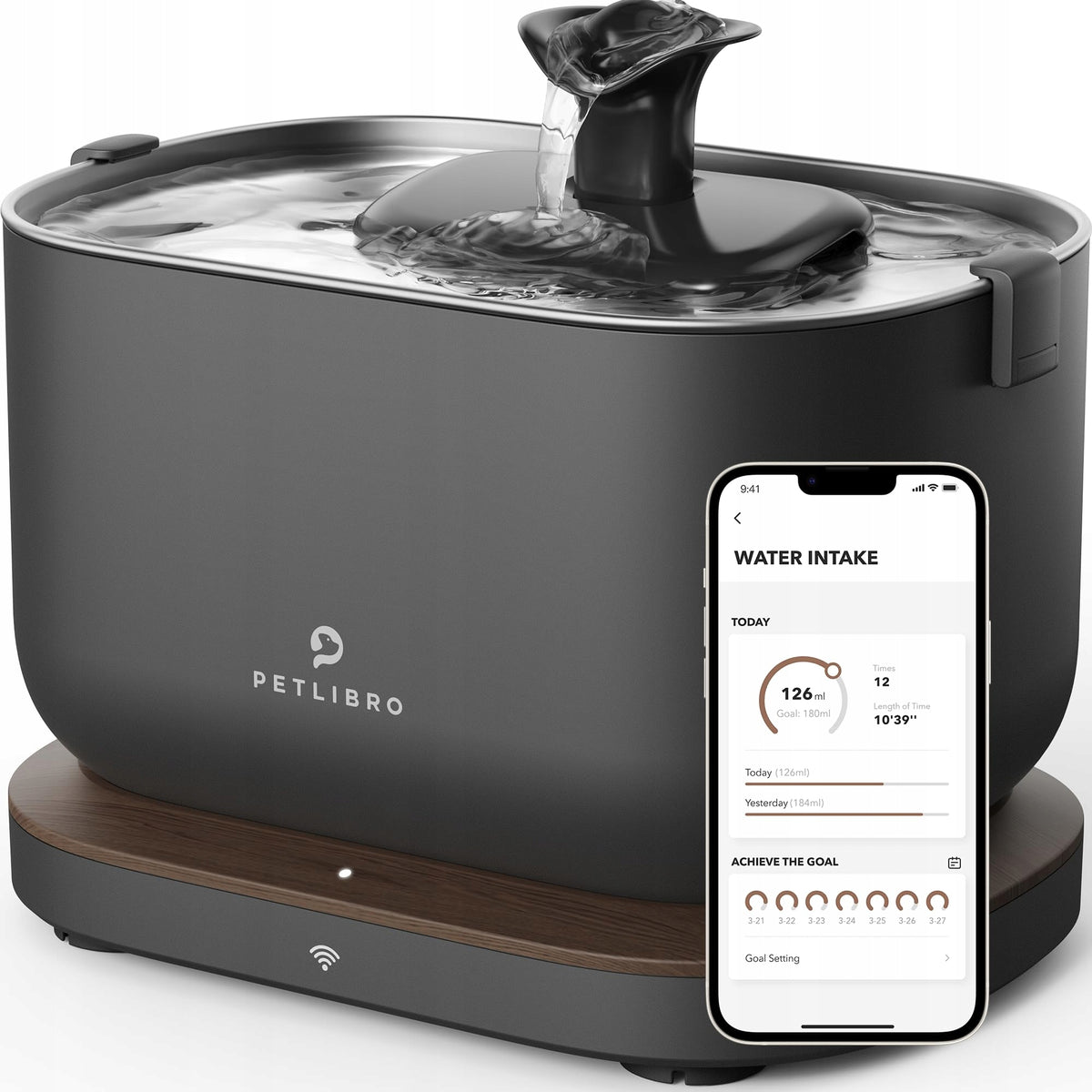 PETLIBRO Cat Fountain 2,5L Automatic WiFi Quiet