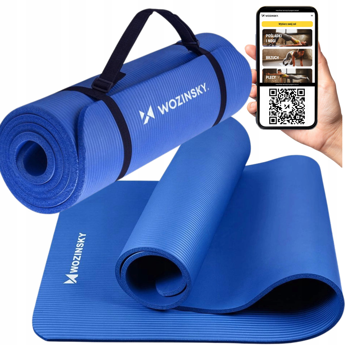 PILATES YOGA EXERCISE MAT GYMNASTIC TRAINING THICK NBR MAT