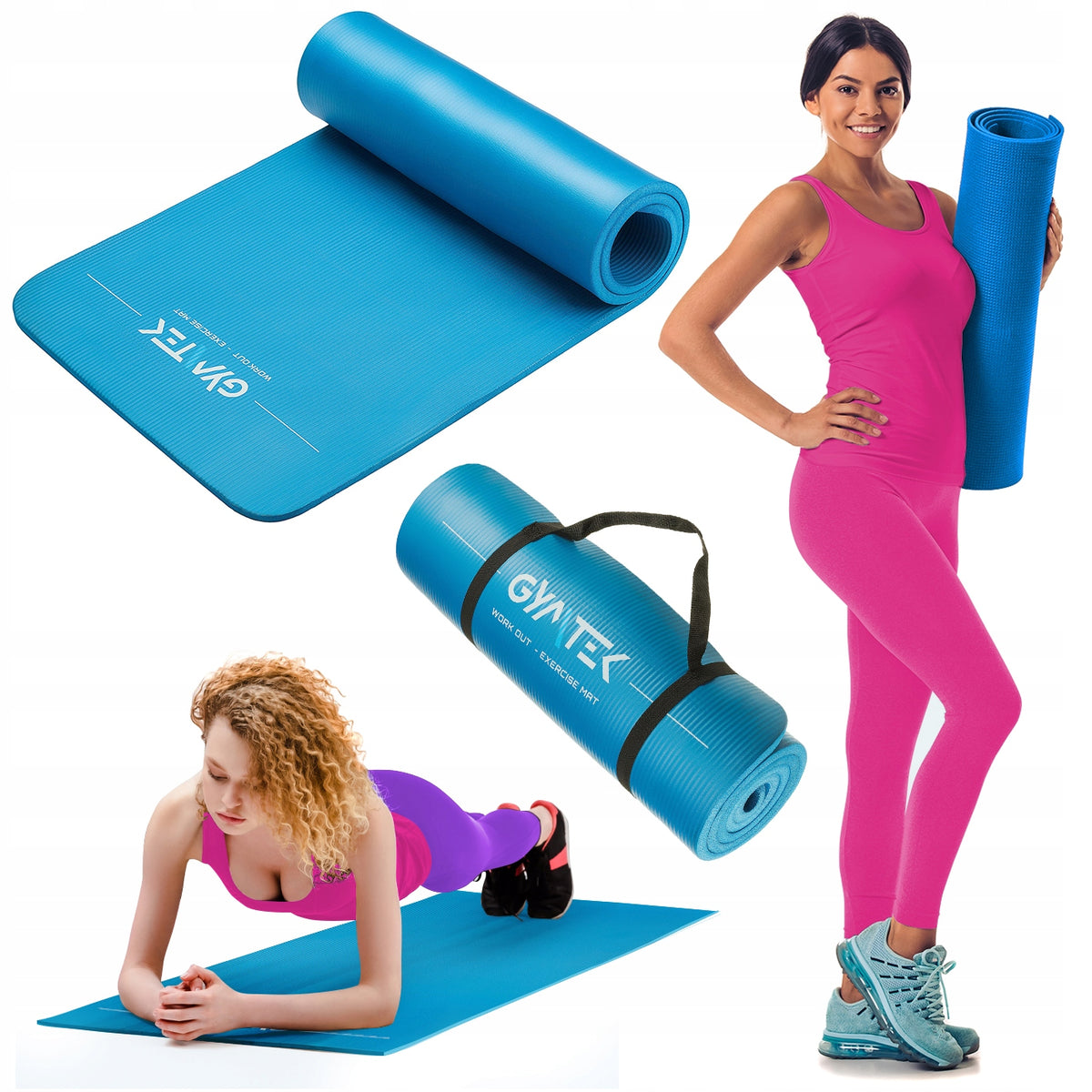 PILATES YOGA MAT GYMNASTIC MAT THICK 1,5CM GYMTEK
