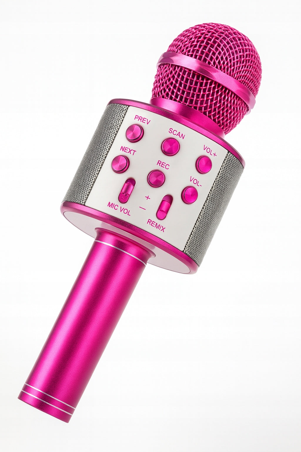 PINK KARAOKE WIRELESS MICROPHONE WITH SPEAKER FOR BABY FOR CHRISTMAS Manufacturer code 22191