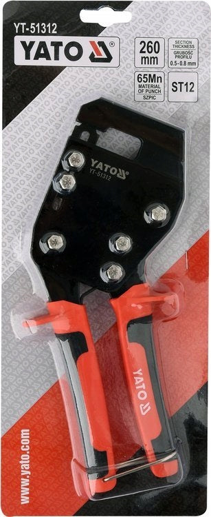 PLIERS FOR JOINING PROFILES L-260 MM YT-51312 YAT Packaging status original
