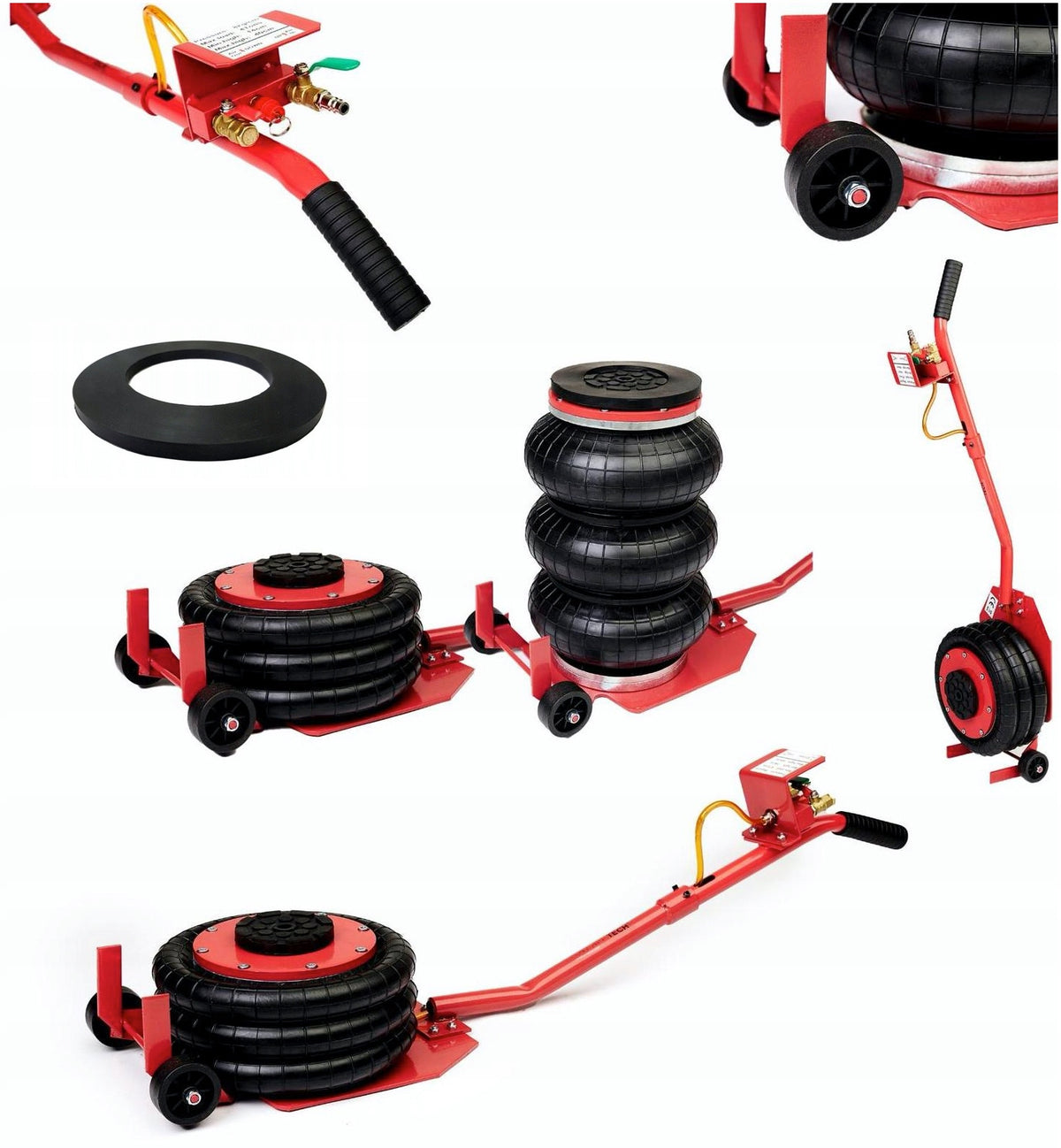 PNEUMATIC CUSHION LIFT 4 TONS SNOWMAN LARGE REINFORCED +RUBBER