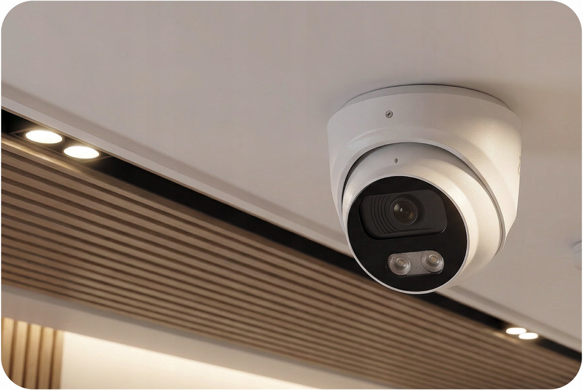 POE Monitoring Kit 5MPx 4 Cameras| Audio | Dual Light Human Detection Packaging status original
