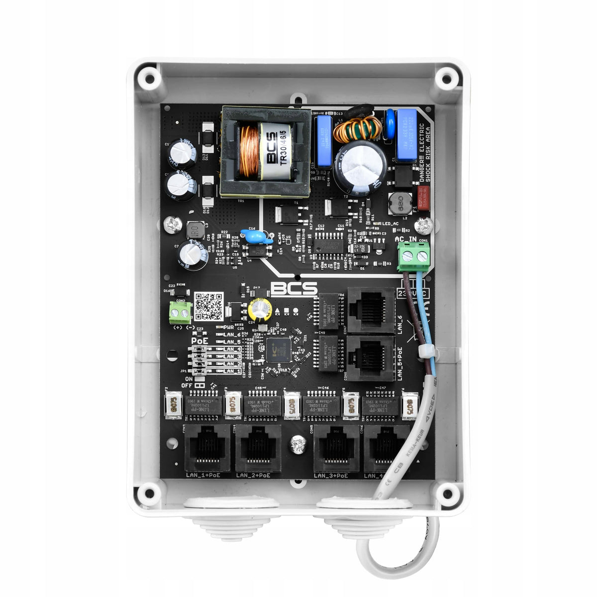 POE POWER SUPPLY | CAMERA SWITCH MONITORING | BCS-IP5/E-S-II