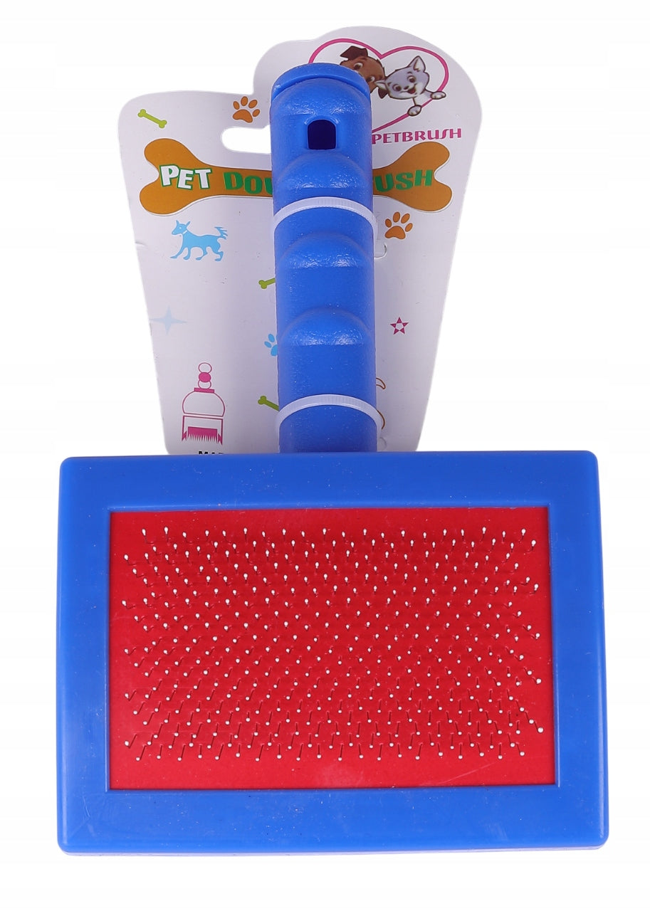 POODLE BRUSH WITH NEEDLES FOR COMBING HAIR FOR CAT DOG 20x11,6 cm