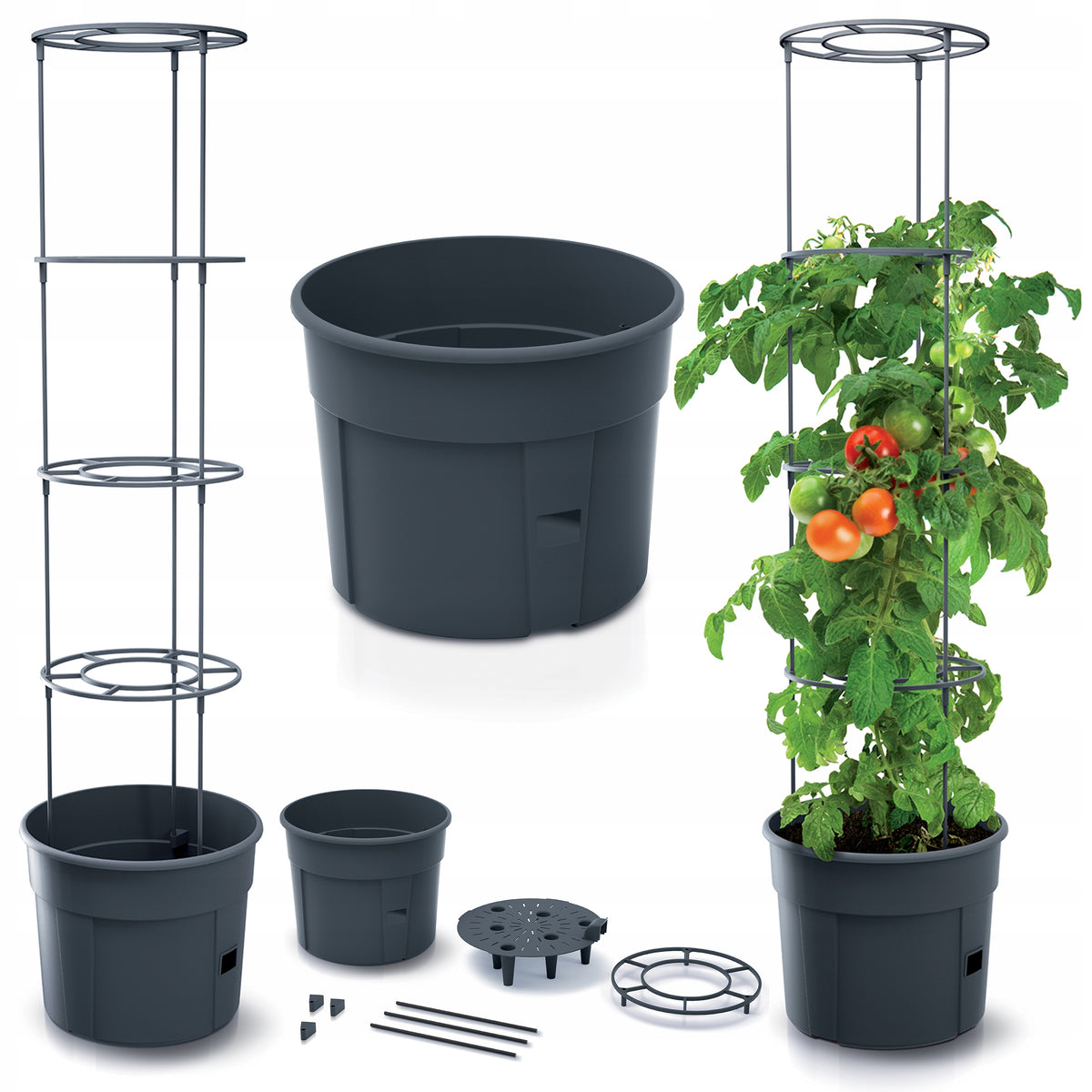 POT PLANTER FOR GROWING TOMATOES PLANTER 28L SET GROWER PROSTARPLAST