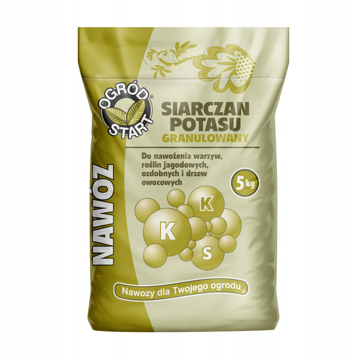 POTASSIUM SULFATE S 5kg YEAR-ROUND FERTILIZER RASPBERRY BLUEBERRY