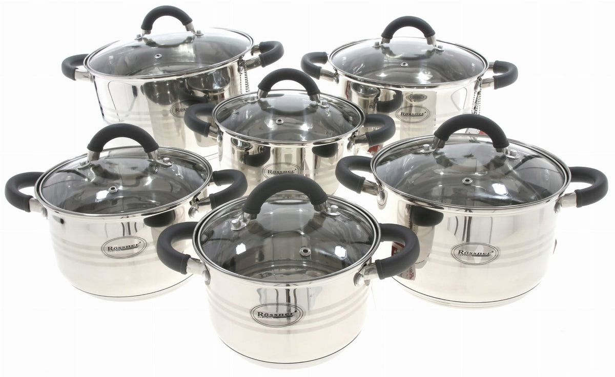 POTS SET OF 12 PIECES SILICONE ROSSNER T 7071