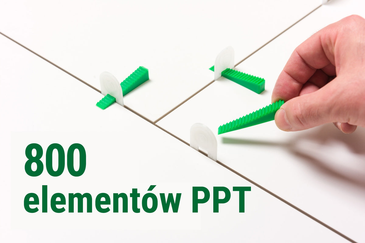 PPT Tile Clips Set of 800 - 1,5 mm