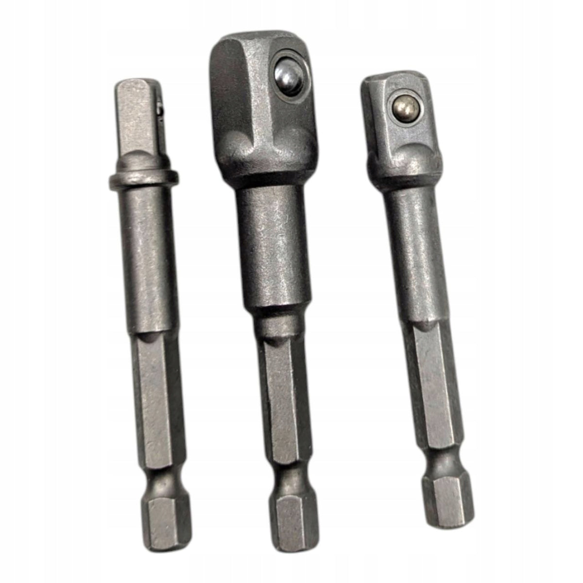 PRACTICAL SET OF ADAPTERS FOR SOCKETS 1/4 3/8 1/2 3PCS
