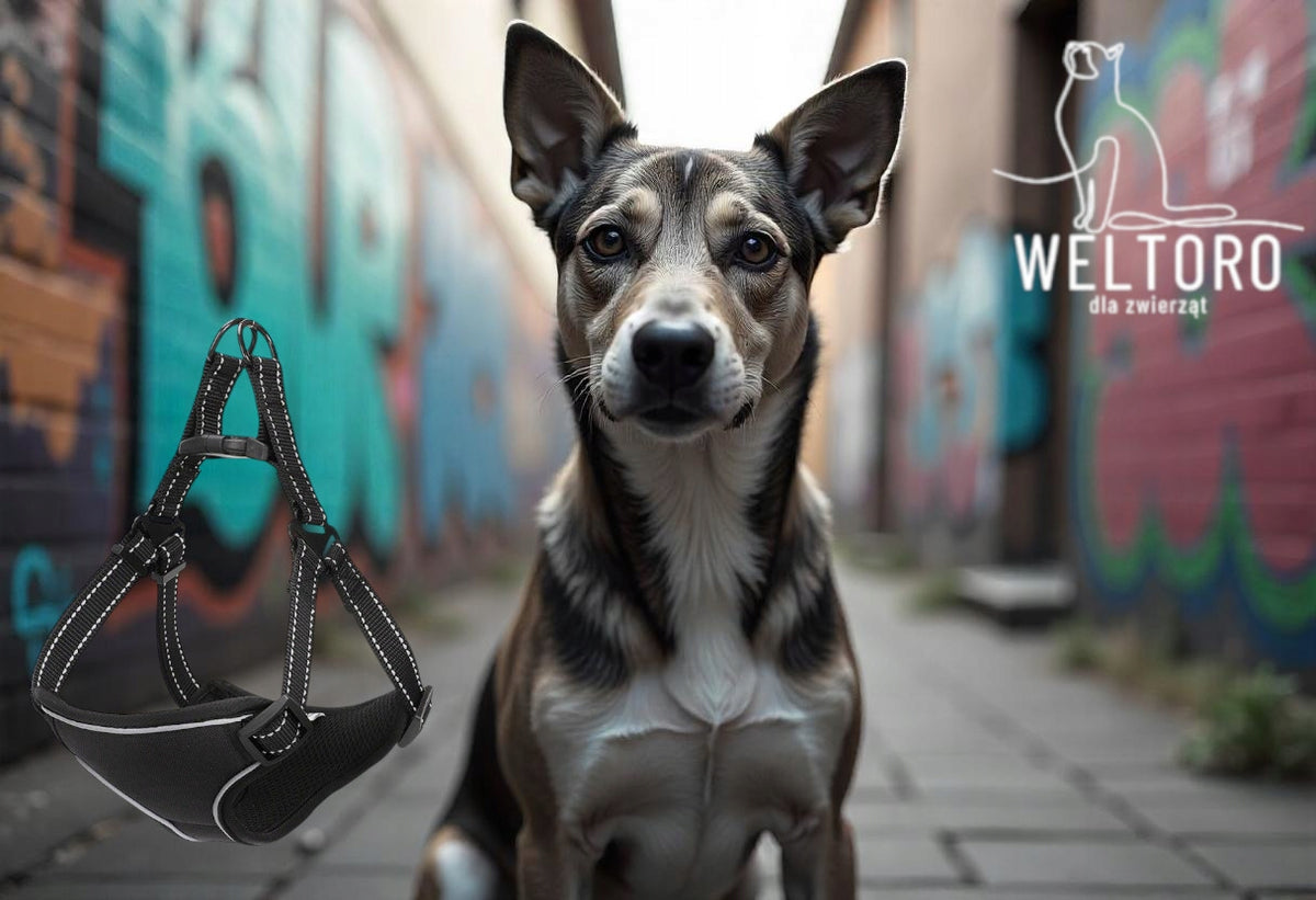 PRESSURE-FREE DOG HARNESS COMFORTABLE AND SAFE REFLECTIVE M Brand no brand