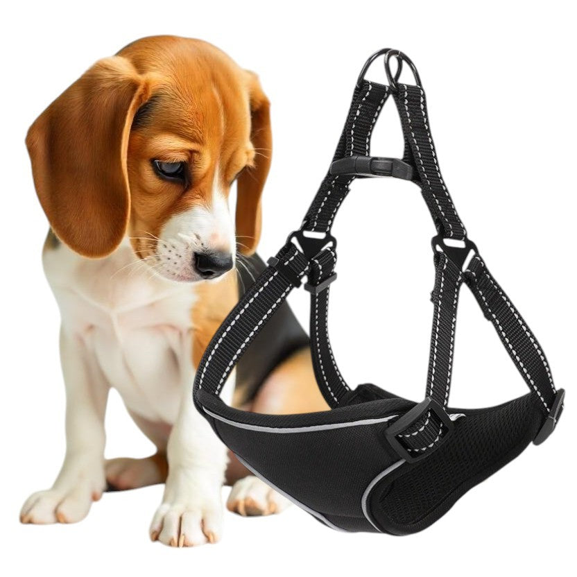 PRESSURE-FREE DOG HARNESS COMFORTABLE AND SAFE REFLECTIVE M