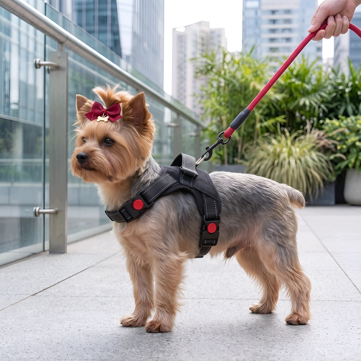 PRESSURE-FREE DOG HARNESS WALKING ADJUSTABLE REFLECTIVE HARNESS SIZE S Packaging status original