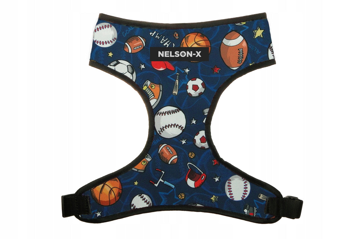 PRESSURE-FREE HARNESS FOR DOGS COLORFUL NELSON-X ROZ. M