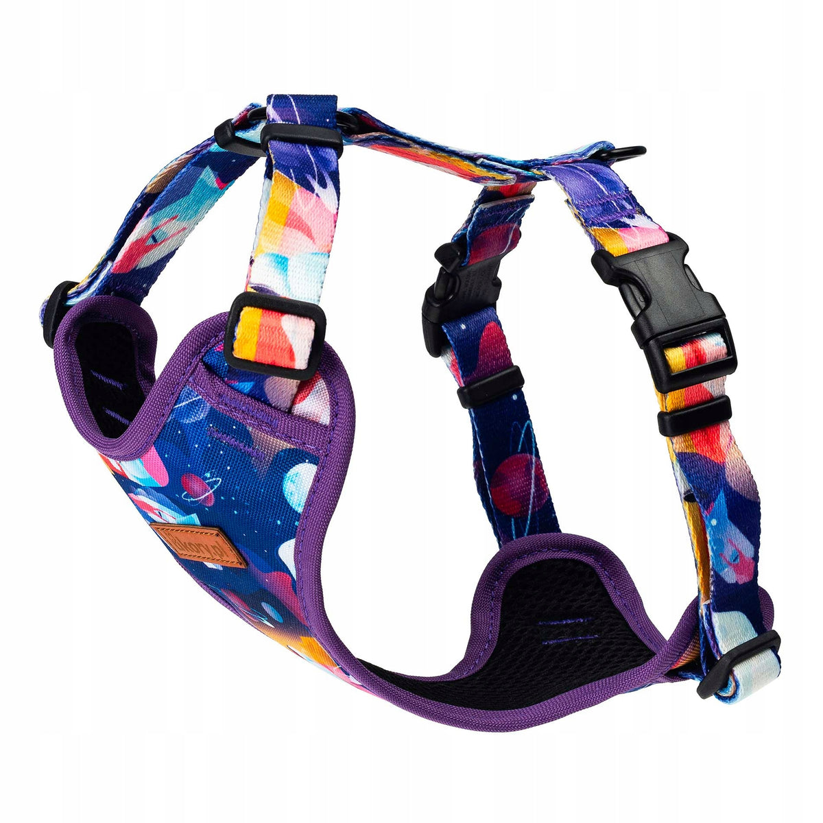 PRESSURE-FREE walking harness with adjustment for small kitten Ukory KOSMONAUTA