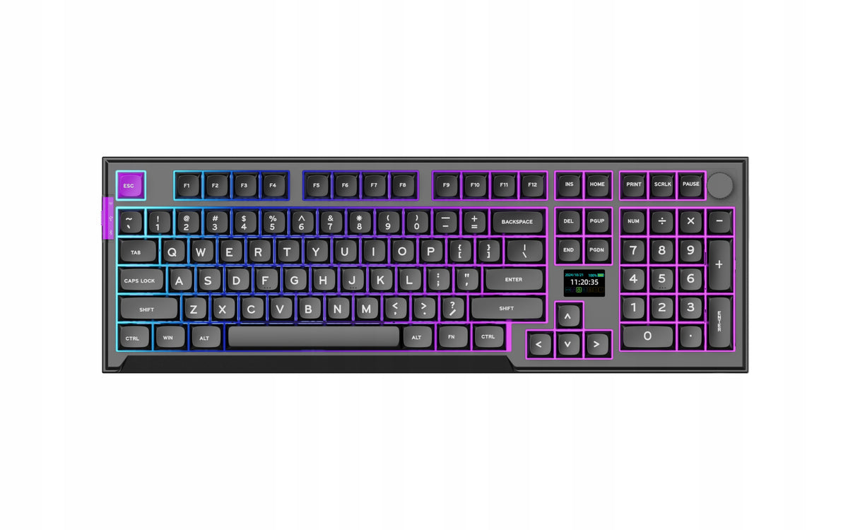 PREYON SILENT CLAW Gateron Brown Pro Gasket Mount Wireless Keyboard