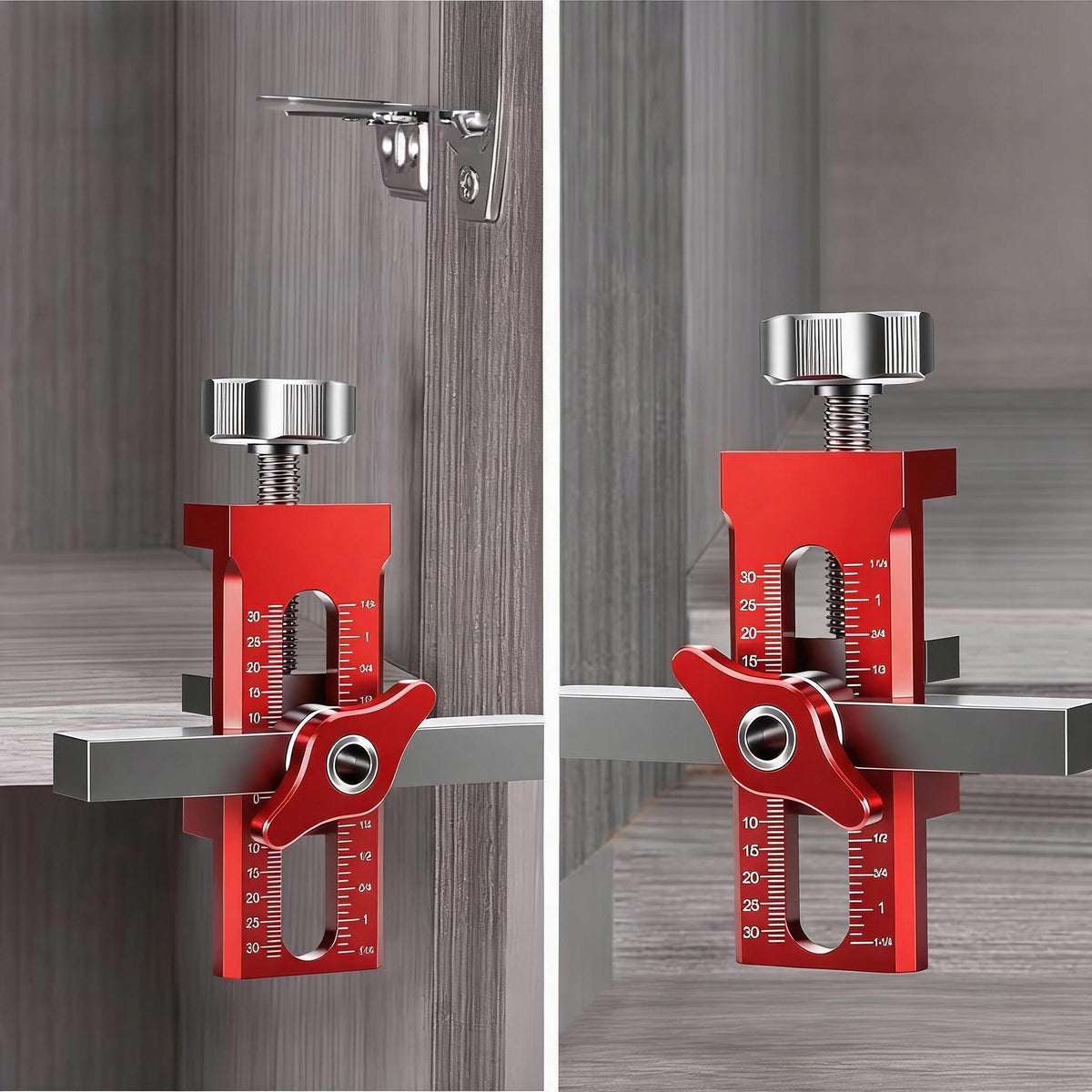 PROFESSIONAL CONNECTION TEMPLATE POSITIONER FOR DOOR MOUNTING 3 DRILL BITS Packaging status original
