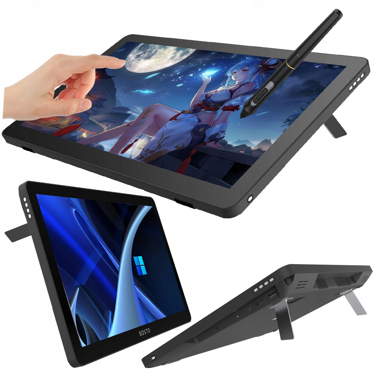 PROFESSIONAL Graphics Tablet Computer BOSTO X6 N100 + 16GB + 512GB TOUCH