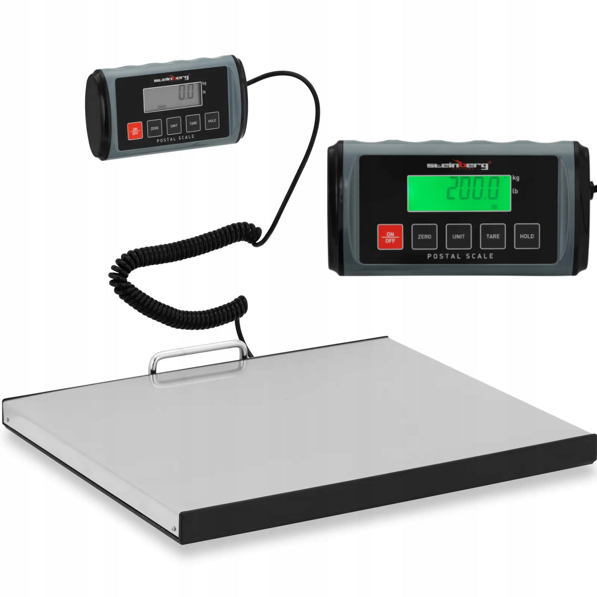PROFESSIONAL INDUSTRIAL SCALE 200KG WITH LCD DISPLAY FOR WAREHOUSE
