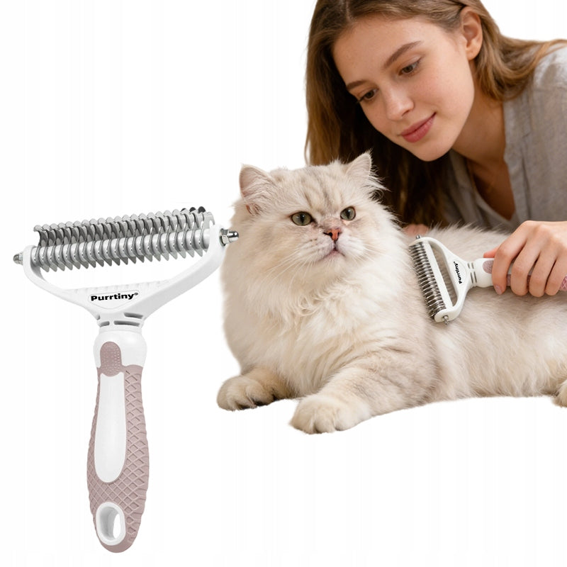PROFESSIONAL TRIMMER CARDED TANGLE COMB REMOVES DEAD DOG HAIR