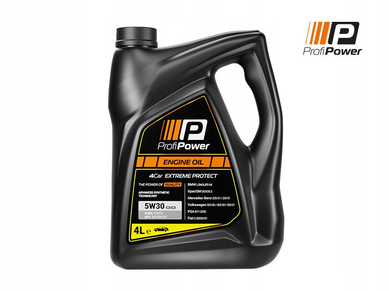 PROFIPOWER 4CAR OIL 5W30 EXTREME PROTECT C2/C3 4L Packaging volume 4 l
