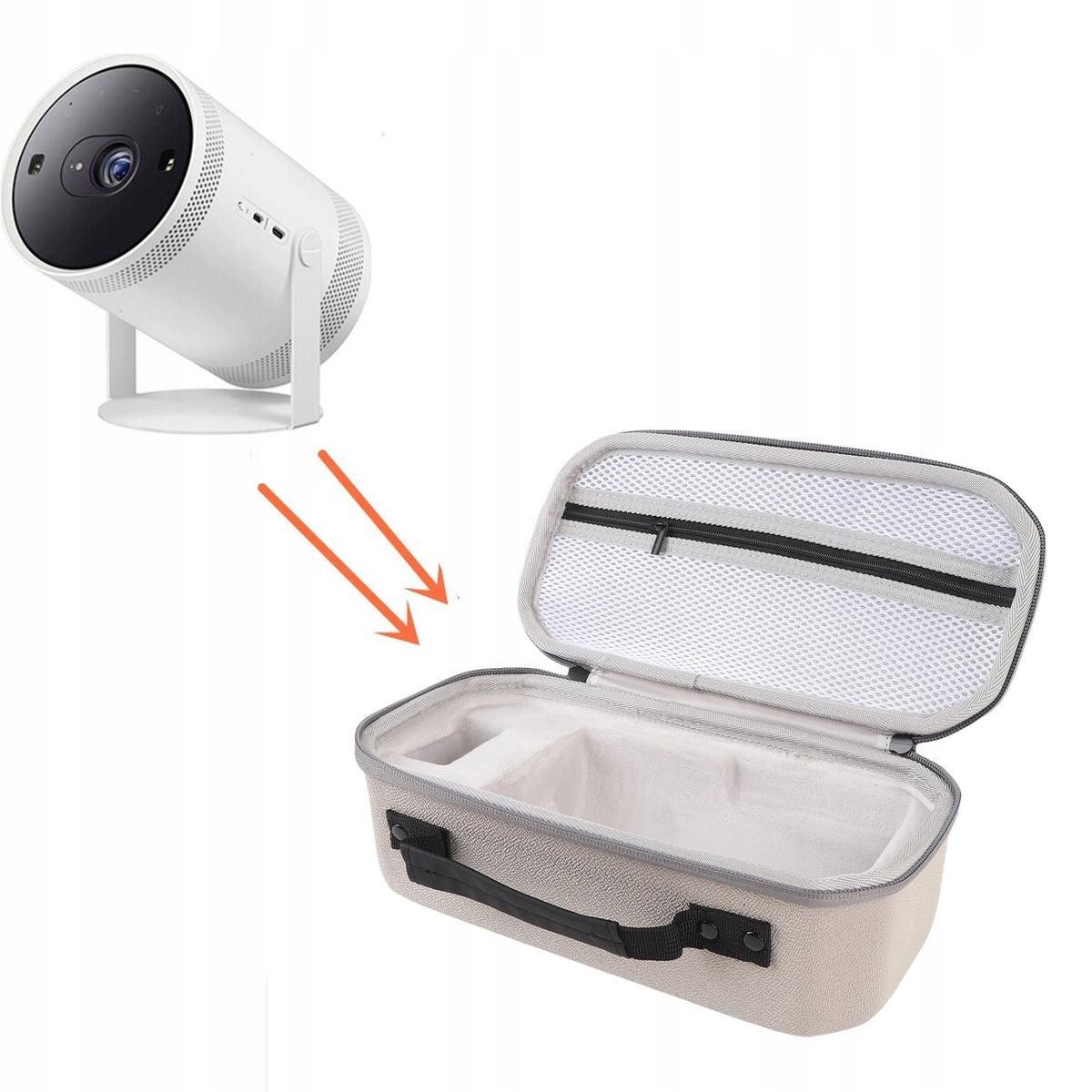 PROJECTOR CASE CARRYING CASE FOR CAPSULE 3 1080P HY300 Packaging status original