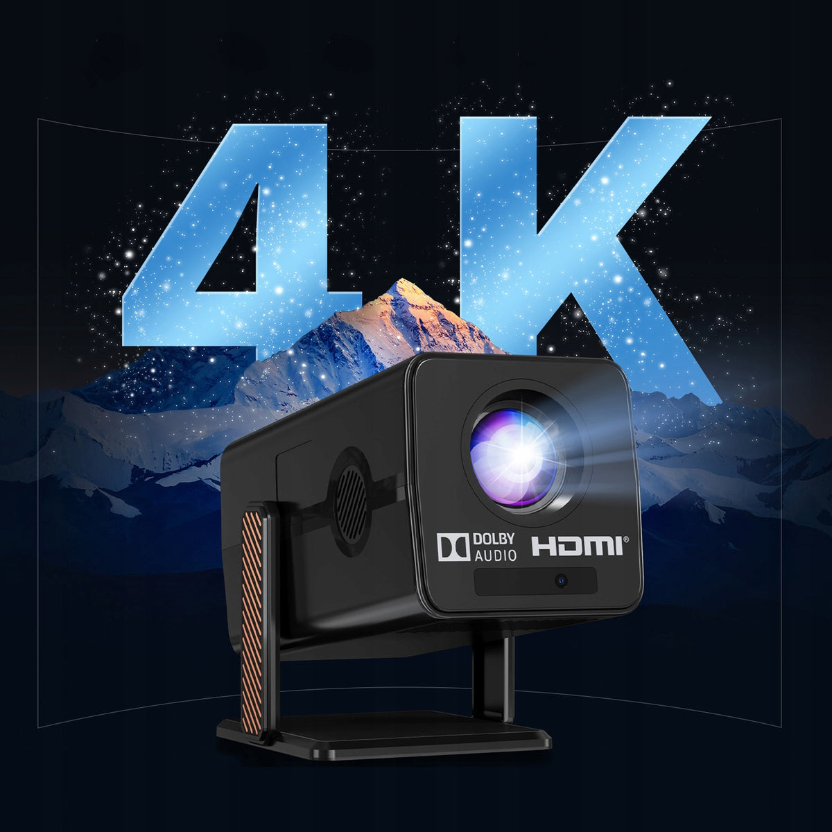 PROJECTOR MINI PORTABLE ANDROID LED WIFI BT FULL HD SMART TV HM103 Packaging status original