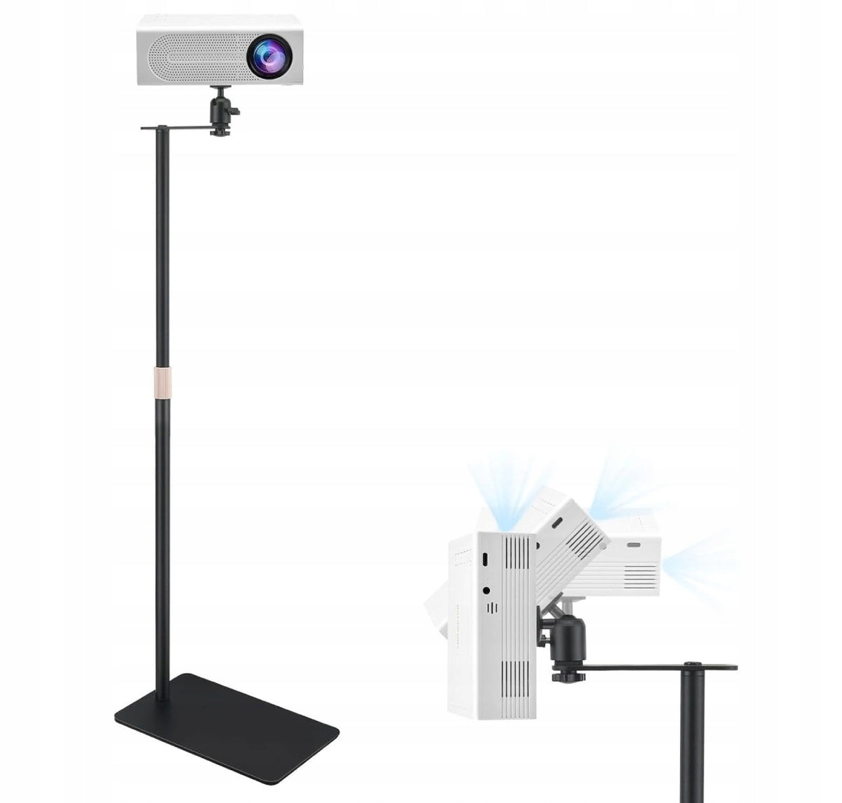 PROJECTOR STAND 360° ROTATING PROJECTOR STAND 60-120CM ADJUSTABLE