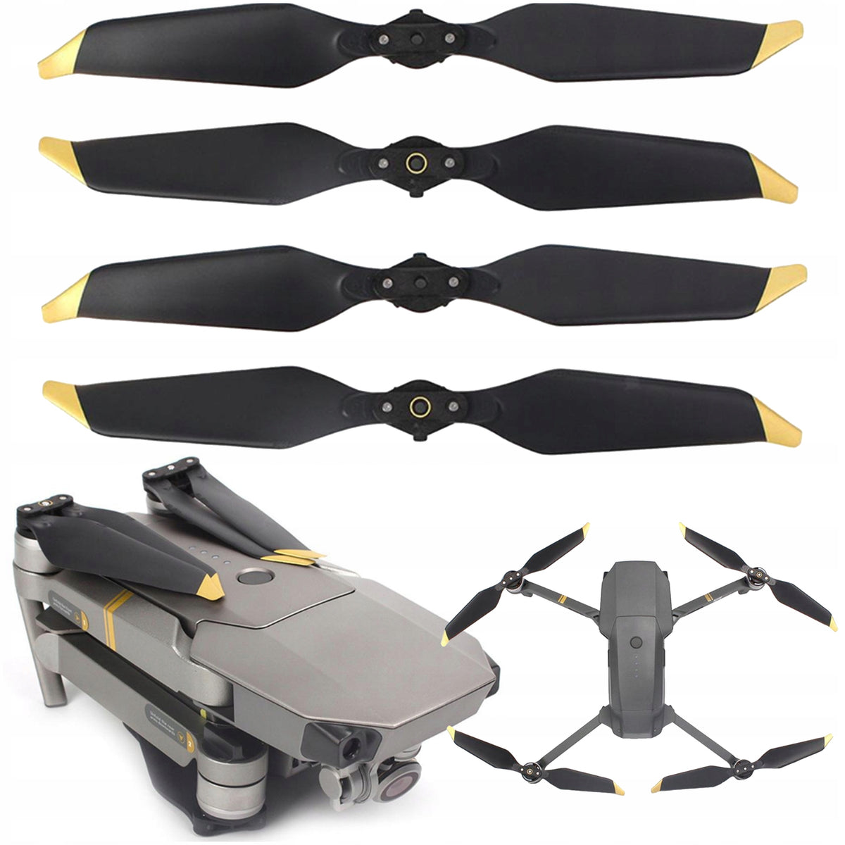 PROPELLER SET 8331 GOLD FOR DJI MAVIC PRO PLATINUM
