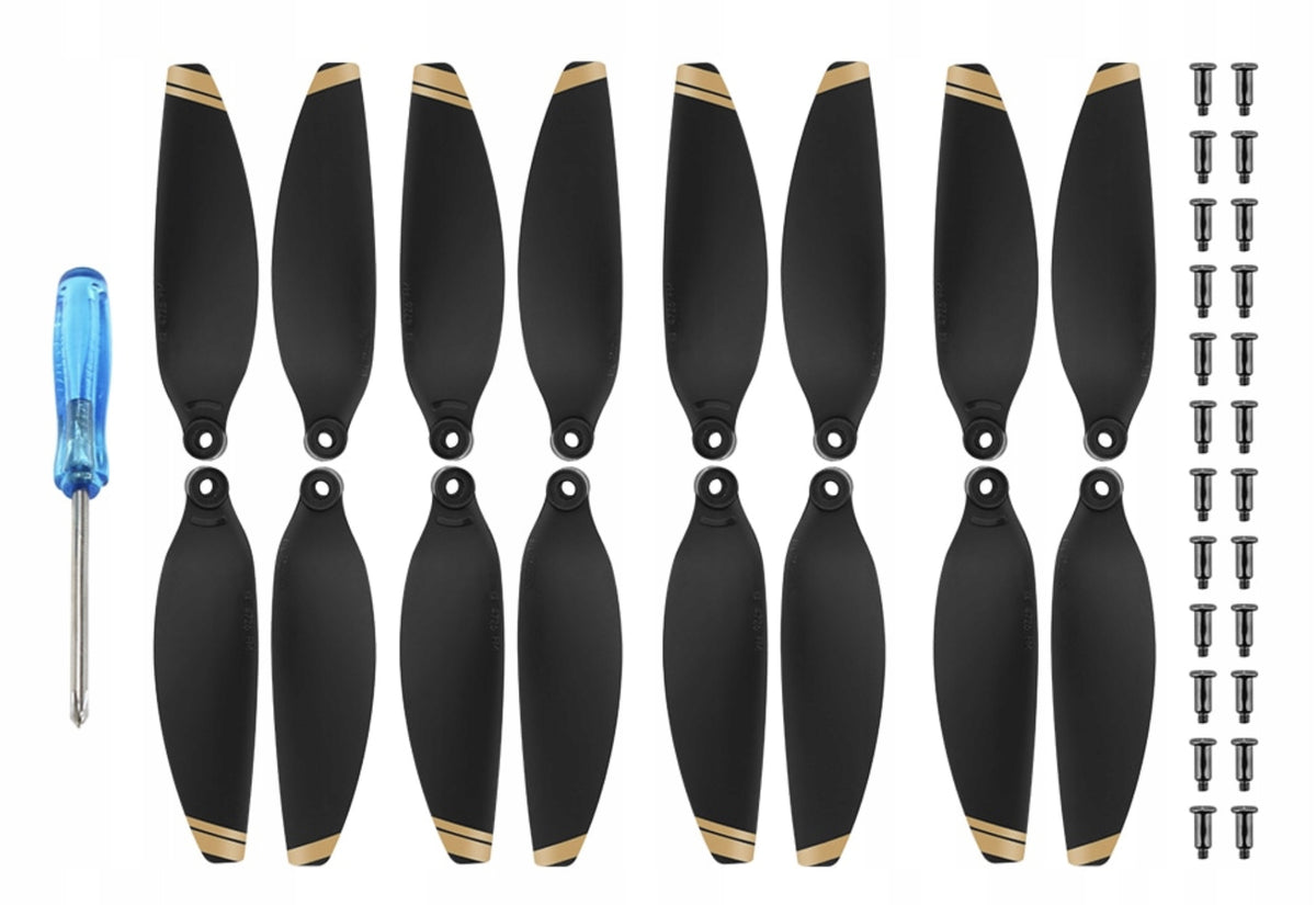 PROPELLERS FOR DRONE DJI MAVIC MINI 2 / 2SE / 4K - GOLD 16 PIECES SET CW CCW